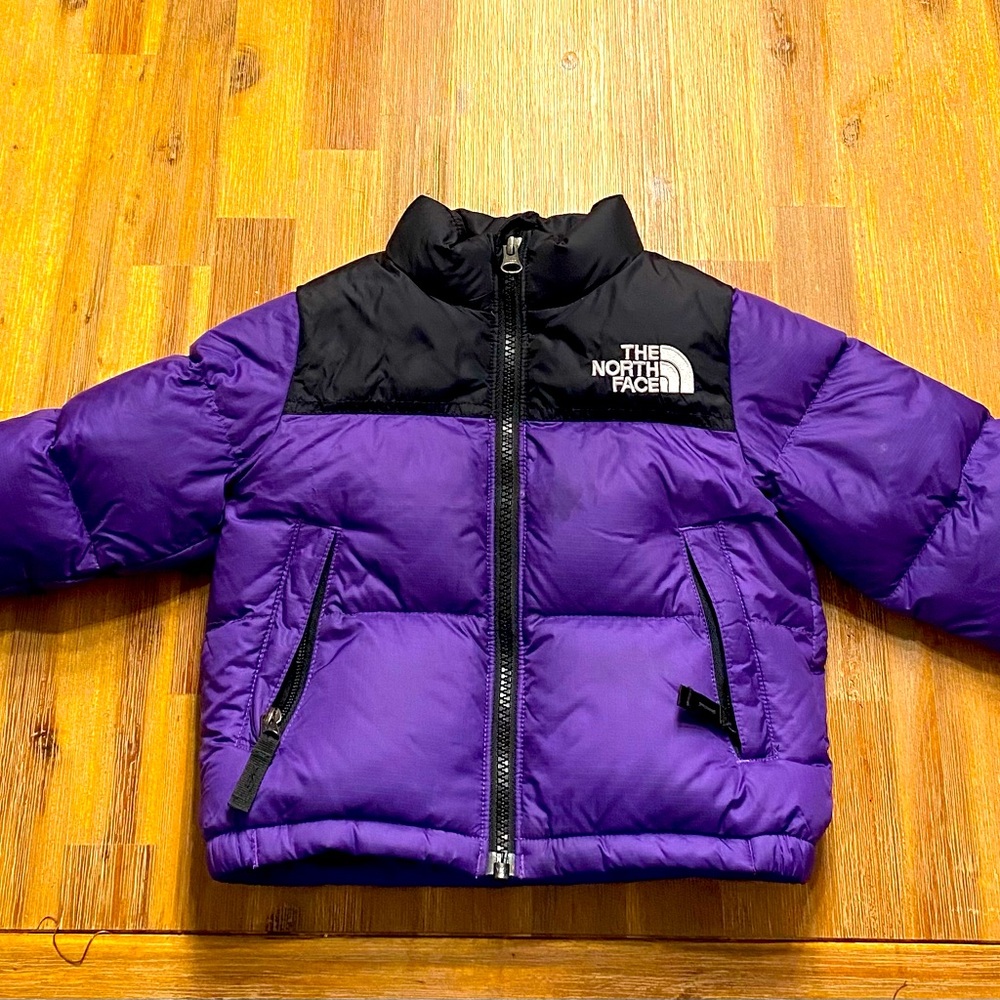The North Face Kids’ 1996 Retro Nuptse Purple/Black Jacket